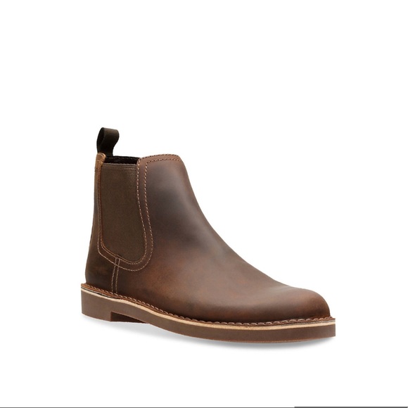 Clarks Other - Clarks Bushacre Hill Chelsea Pull On Leather Boot